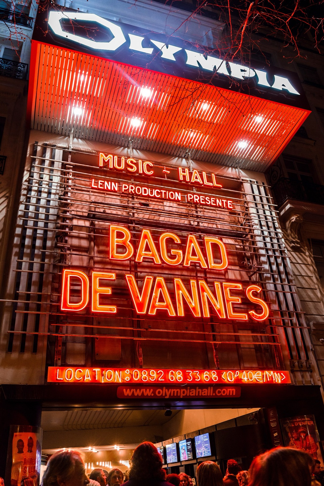 The Olympia music hall, Paris