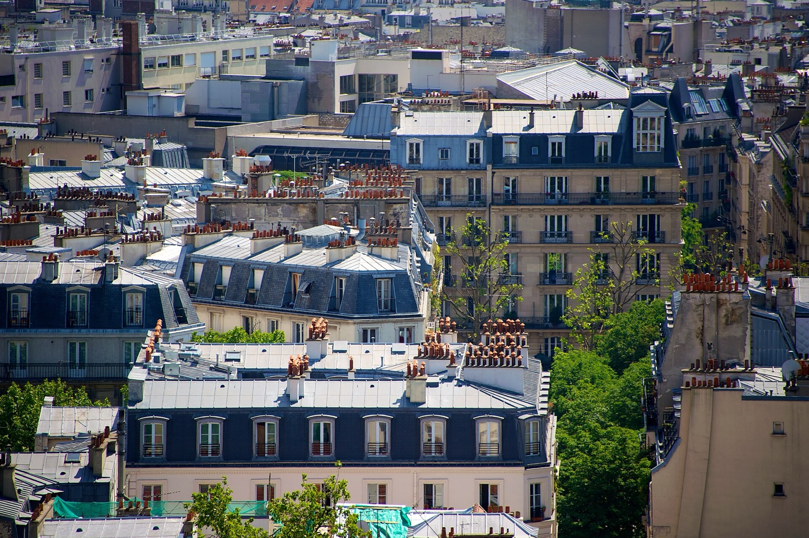 Montmartre rooftops, Paris